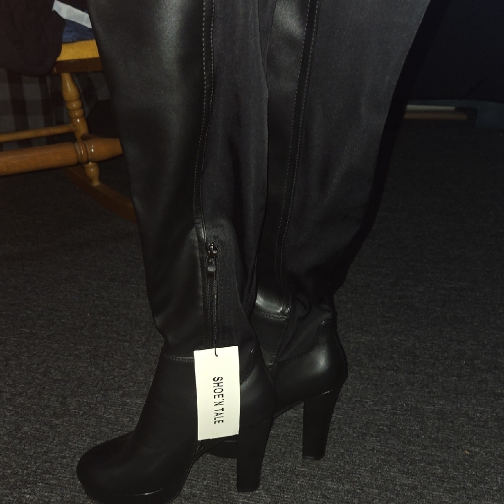 Shoe N Tale Thigh High Boots Size 7.5